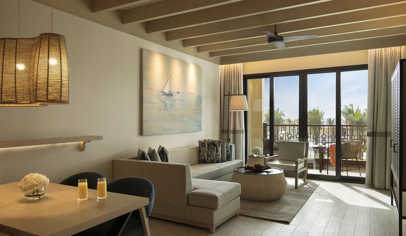 Club Rotana One Bedroom Suite Lounge Area